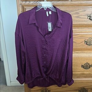 Elegant Purple Women's Top